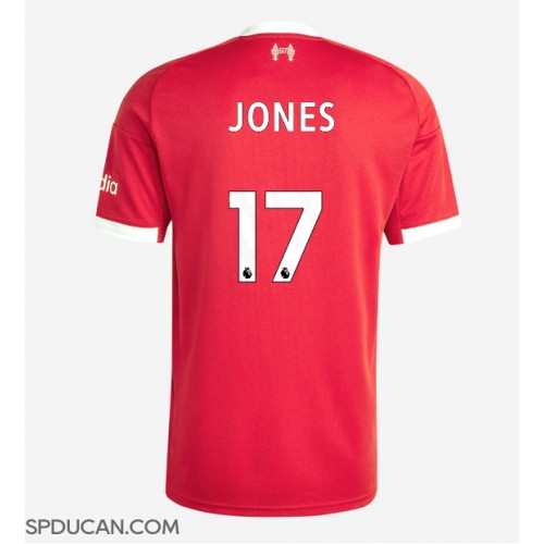 Muški Nogometni Dres Liverpool Curtis Jones #17 Domaci 2025-26 Kratak Rukav